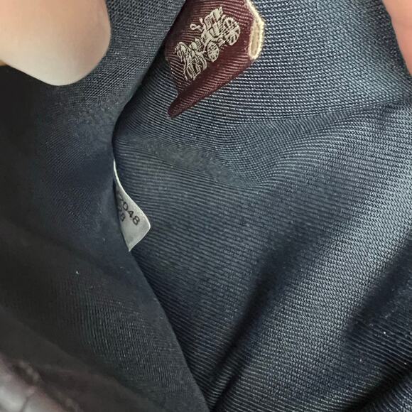 Coach Small Trifold Wallet Navy Snowflake Holiday Limited Edition Gift - Picture 10 of 12